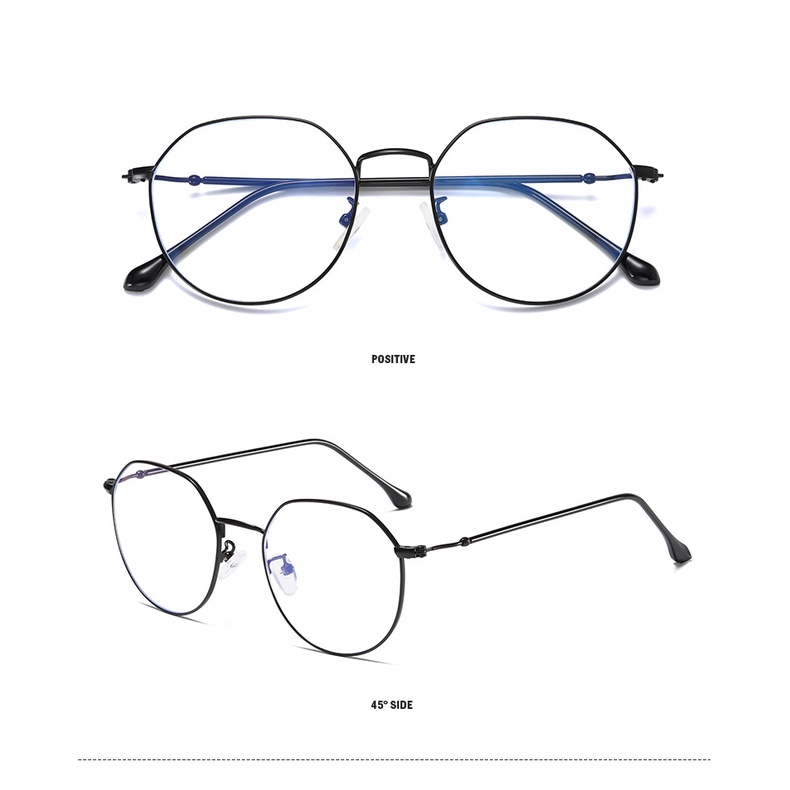 Mắt Kính Gọng Kim Loại Chống Bức Xạ Cho Nữ Giới