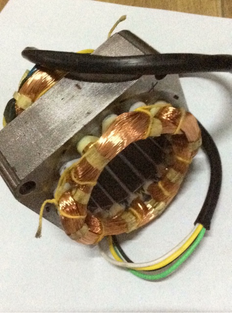 Sa to quat 220v B5 đk lỗ 46 ( dày 2,3cm 2,5cm) - Lốc quạt 220v B5 lỗ roto 46