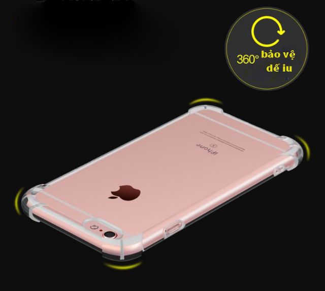 Ốp lưng iphone 7 Plus / 8 Plus Dẻo silicon chống sốc 4 góc cạnh chống vàng ố cao cấp
