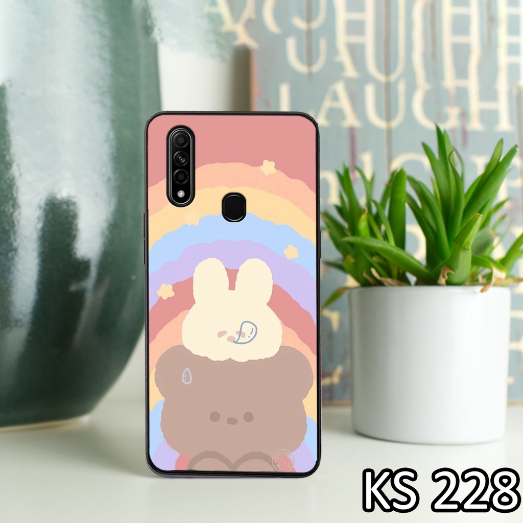 [FreeShip ExTra] Ốp lưng Oppo A8-2020/Oppo A31-2020/Oppo A91-2020 in hình gấu dễ thương