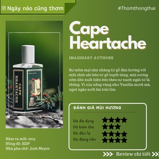 Thơm một chút - Nước hoa Imaginary Authors Cape Heartache