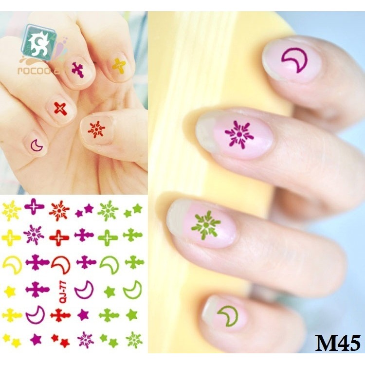 Dán móng tay - Nail Sticker M45