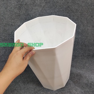 Chậu nhựa trông cây mẫu Kim cương loại cao 30cm và cao 39cm