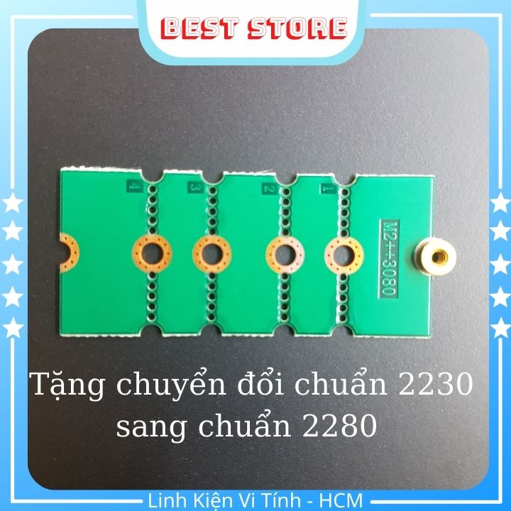 Ổ cứng SSD M2 NVMe PCIe 2230  .Tặng Chuyển Đổi Chuẩn 2230 sang Chuẩn 2280