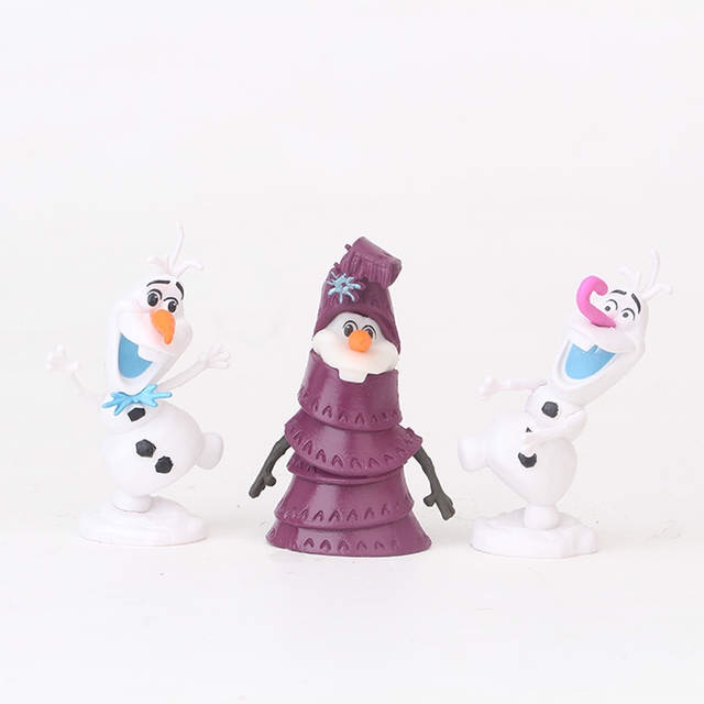 ❄️❄️ Set 10 Mô Hình Hoạt Hình Frozen II ❄️❄️ Elsa Anna Krisoff Steve Olaf 4-9 cm