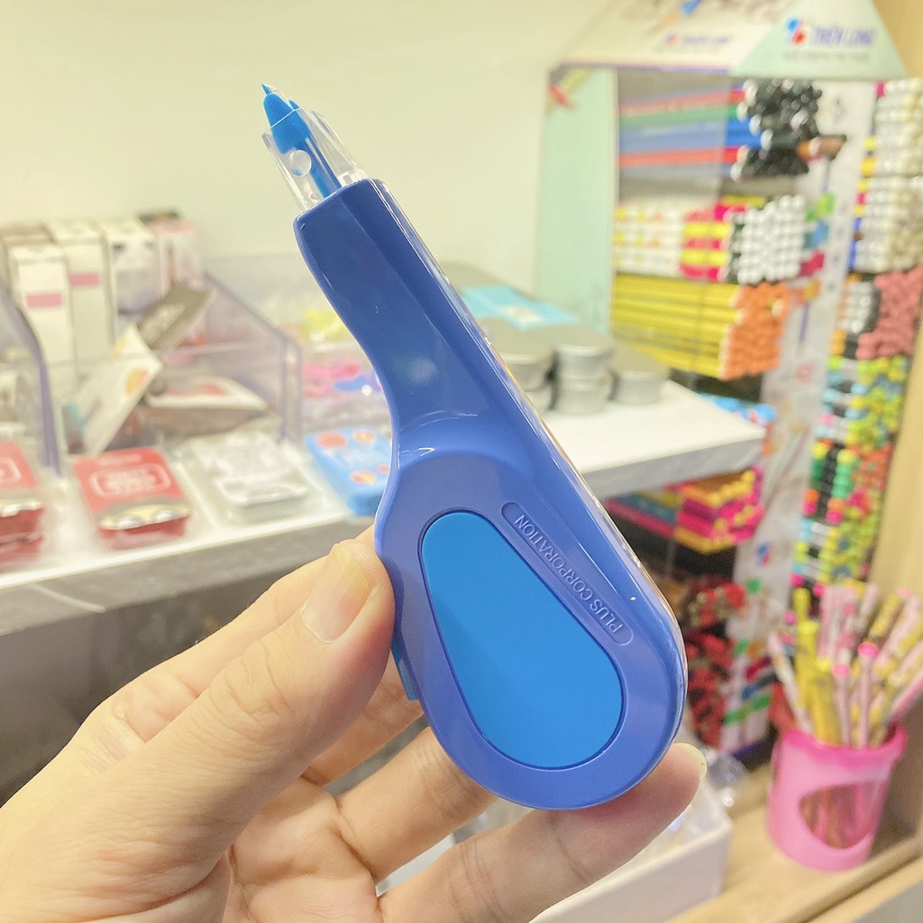 Bút xóa kéo Plus cao cấp hàng Việt Nam thay thế ruột dễ dàng