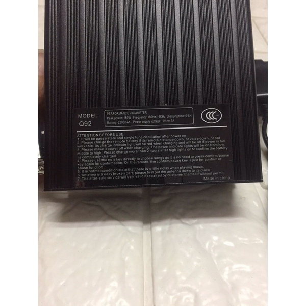 Loa Trợ Giảng Daile Q92 Có Điều Khiển ,Loa Vỏ Kim Loại Nhử Chim