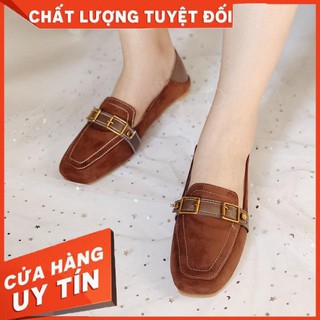 Giày Loafer da lộn mịn cao cấp size 38-39