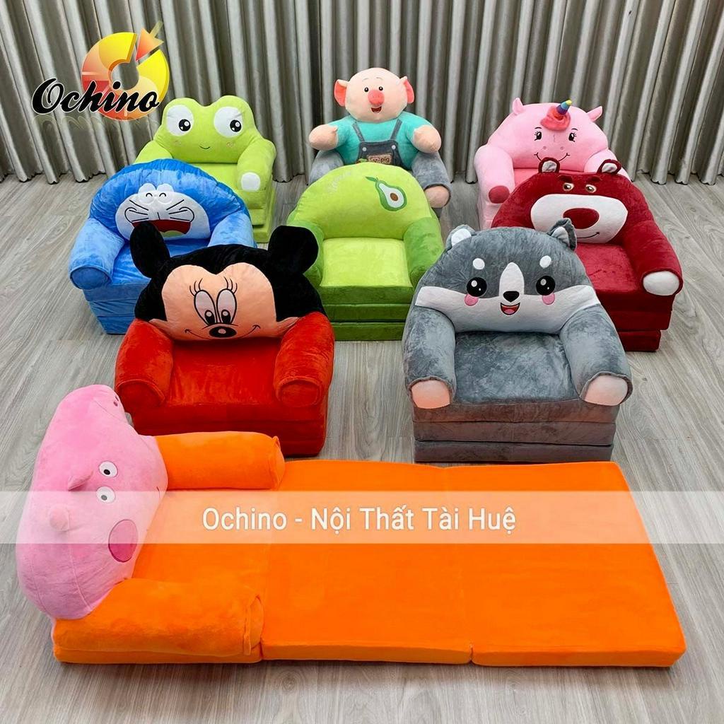 Sofa Giường - Ghế Sofa Hình Thú cho bé 3 Tầng Hàng Loại 1 ( Có sẵn)