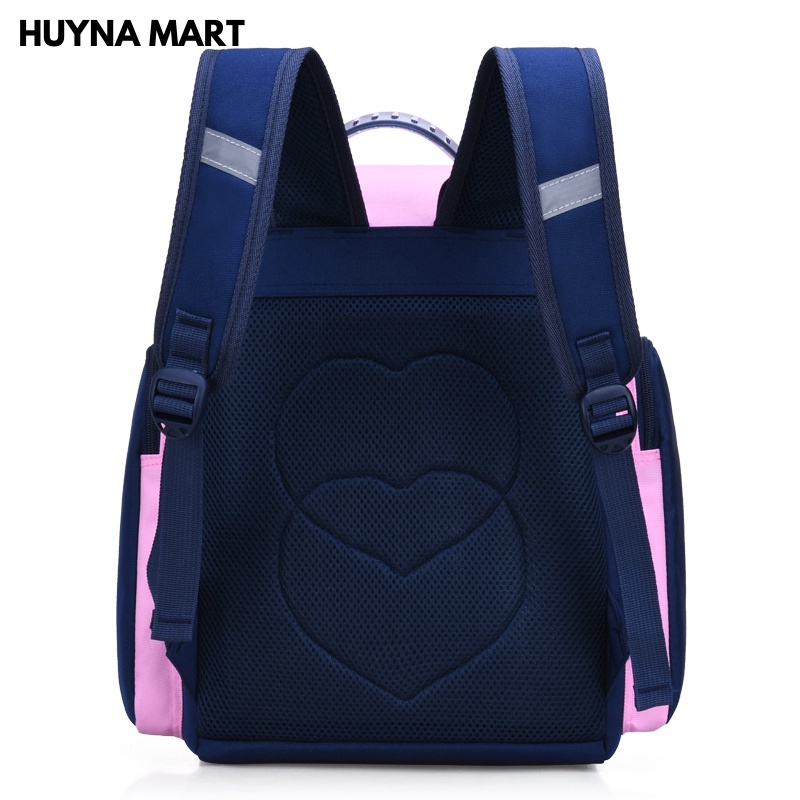 Balo Học Sinh Tiểu Học Cho Bé Trai Bé Gái Chống Gù Chống Nước Có Phản Quang Mới 2021 HUYNA MART BL01