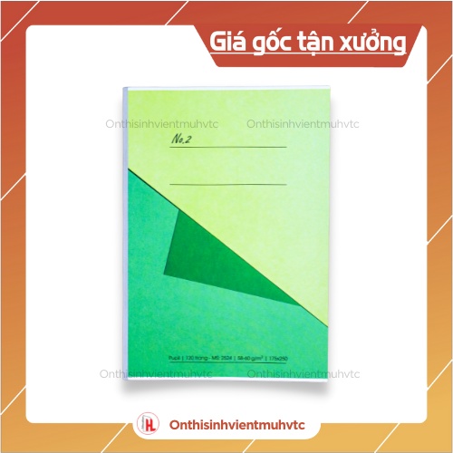 HẢI TIẾN Vở kẻ ngang 72 trang, 120 trang, giấy không bụi