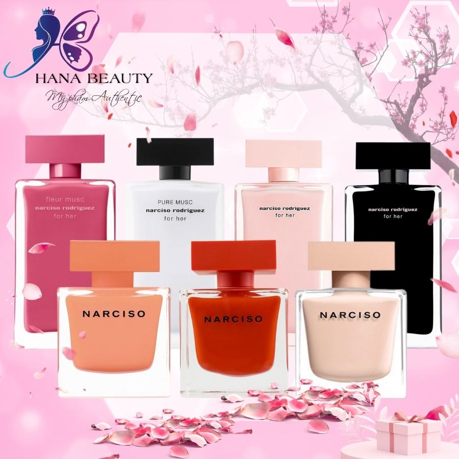 [ Full Size ] Nước Hoa Nước Hoa Narciso For Her EDT-EDP, Narciso Poudree - Ambree, Nước Hoa Nữ