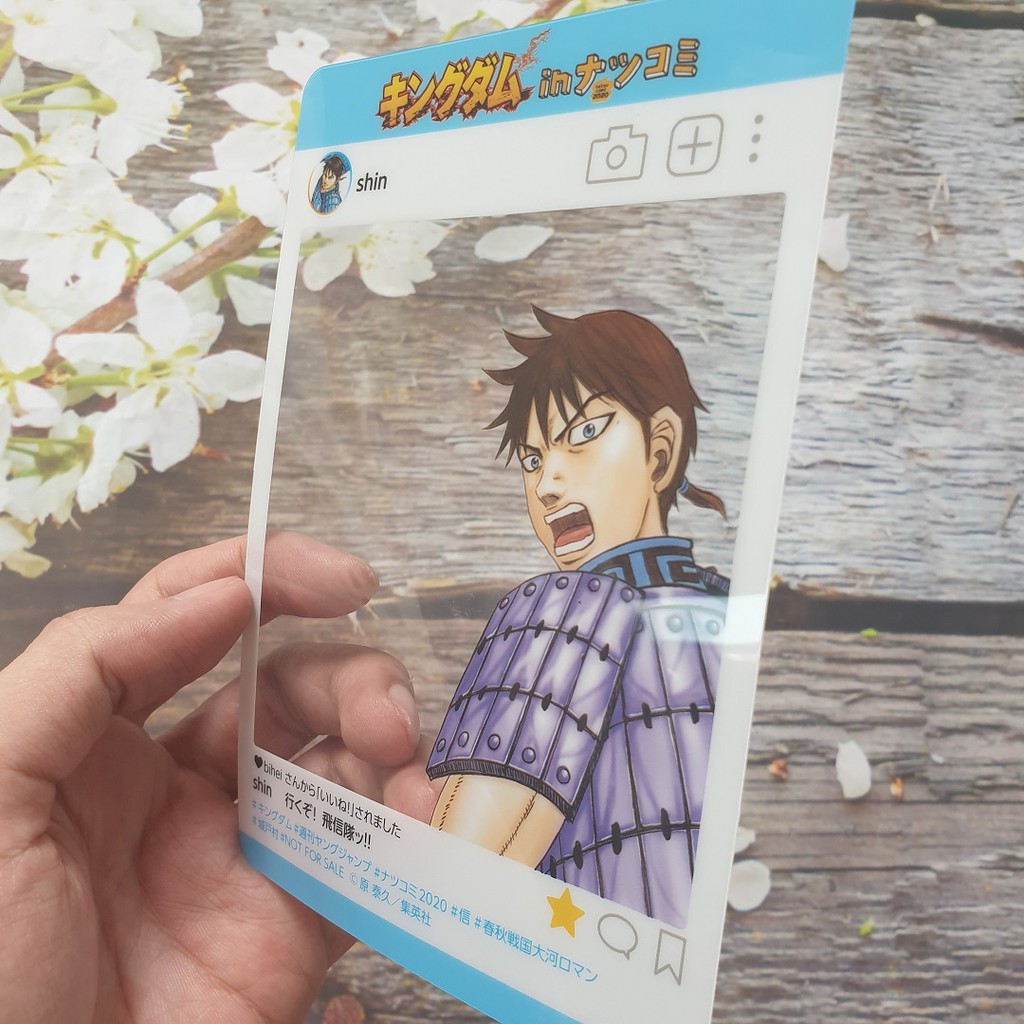 Card SNS Kingdom - Sản phẩm Natsu Comic 2020