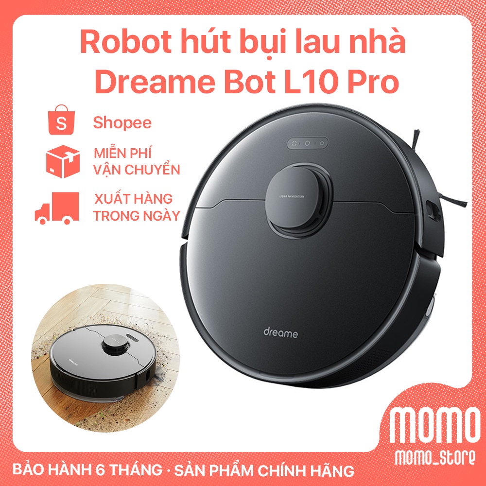 Robot hút bụi lau nhà Roborock S5 Max - bản quốc tế, full tiếng anh, kết nối Google/Alexa - Bảo hành 12 tháng