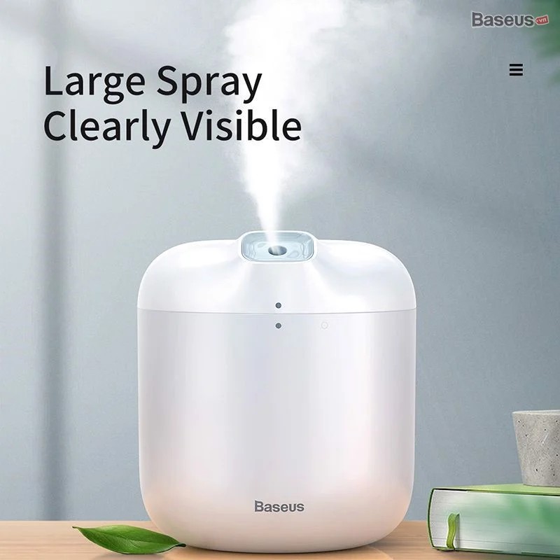 Máy phun sương mini tạo ẩm baseus 600ml Baseus Elephant Humidifier -Tích hợp đèn ngủ thông minh máy lọc không khí tạo ẩm