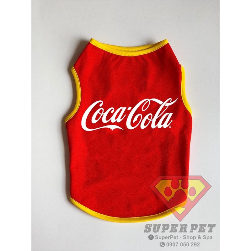 ÁO THÚ CƯNG LOGO NƯỚC NGỌT COCACOLA SIÊU XINH GIÁ RẺ