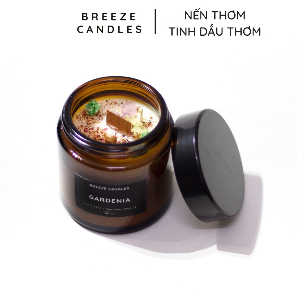 Nến thơm thiên nhiên hương cả vườn hoa - GARDENIA - 100gr