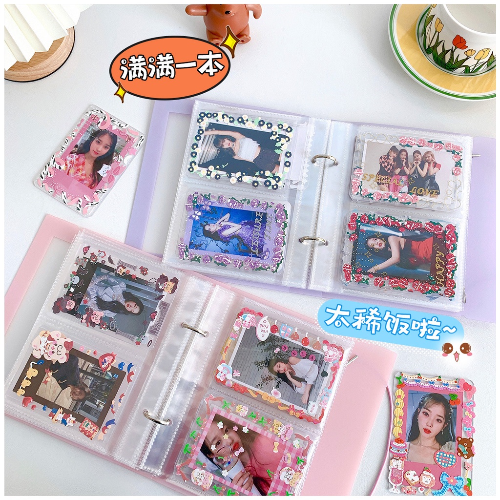 Sổ Còng Đựng Card - Binder Bìa Album A5 Trong Suốt（Contains 25 Sleeves）