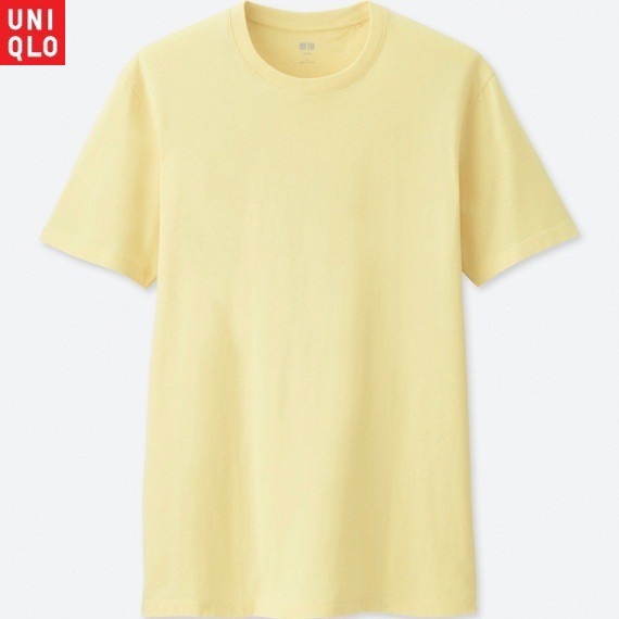 Áo thun nam Uniqlo 100% Supima cotton - Cổ tròn trơn cộc tay (COLORFUL18)