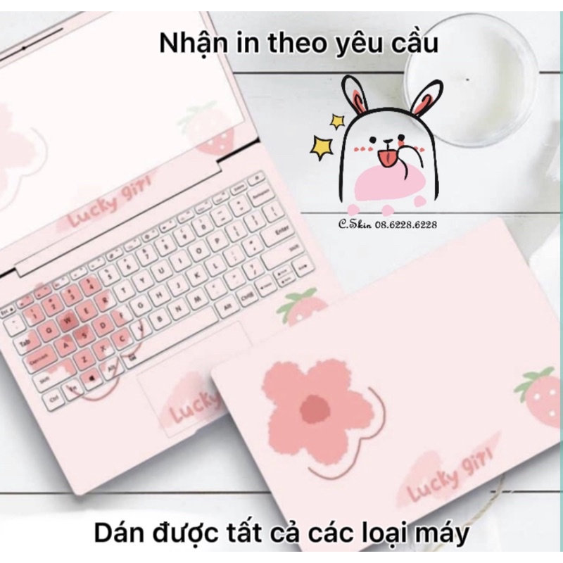 Skin - Decal Laptop Siêu Đẹp Mẫu T009- Dán Khớp mọi loại máy - Có In hình theo yêu cầu