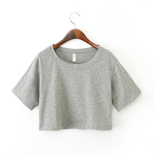 ÁO CROPTOP TRƠN NHIỀU MÀU