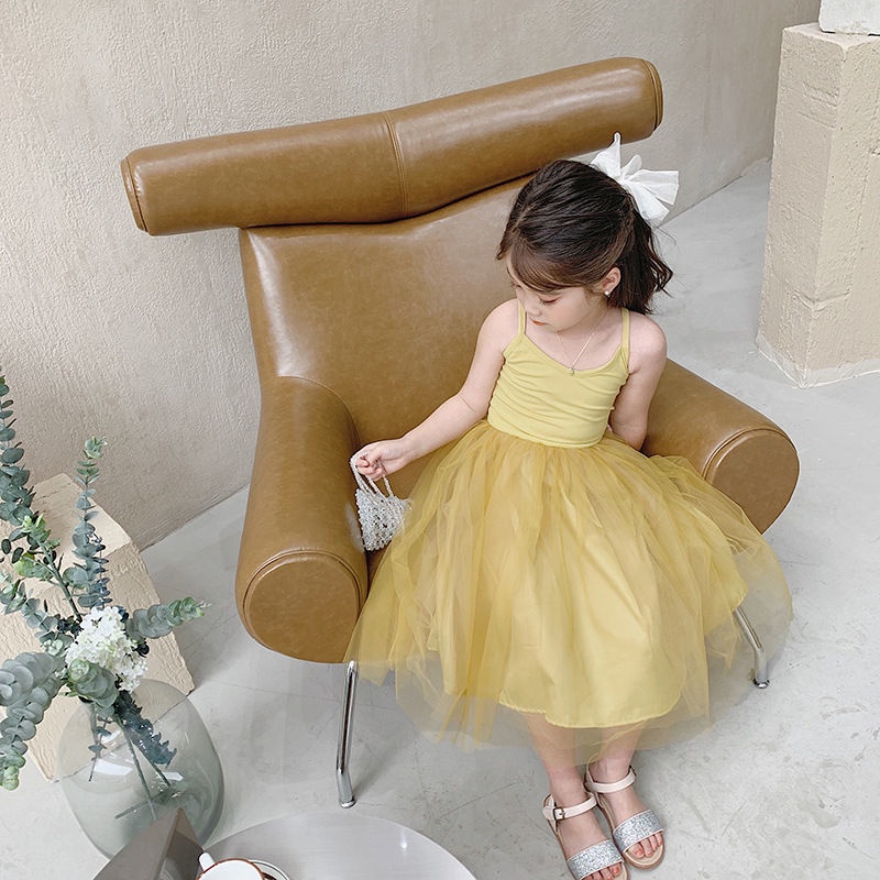 Đầm Công Chúa Sát Nách Thời Trang Mùa Hè Cho Bé Gái