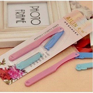 [Bộ 2 Lưỡi] Dao Cạo Lông Mày Ailin Sắc Bén - Dụng Cụ Tỉa Lông Mày