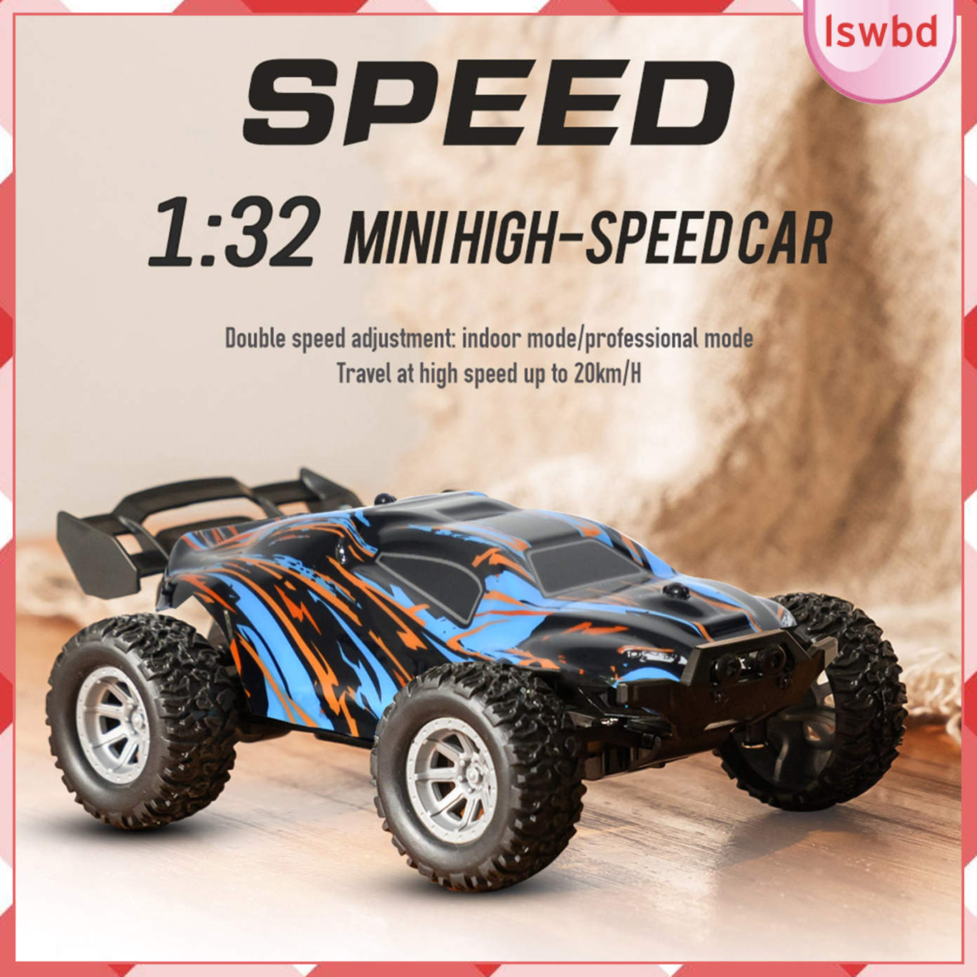 RC Xe Địa Hình Điều Khiển Từ Xa 1 / 32 2.4g 20km / H Kèm Phụ Kiện