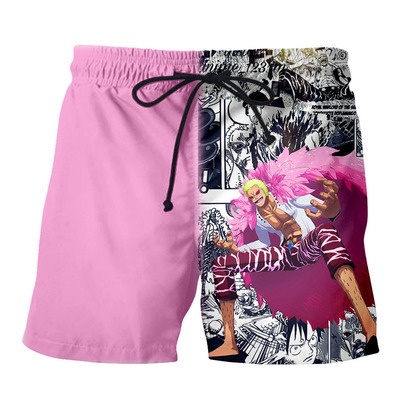 Quần Short Nam In Hình One Piece 3D Thời Trang