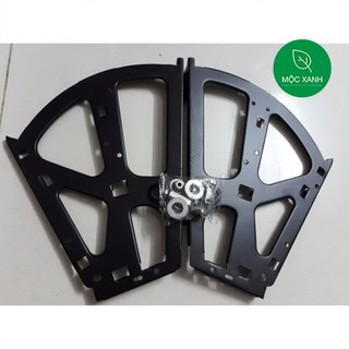 Phụ kiện giá xoay tủ giày thông minh 3 ngăn, 2 ngăn dày đẹp