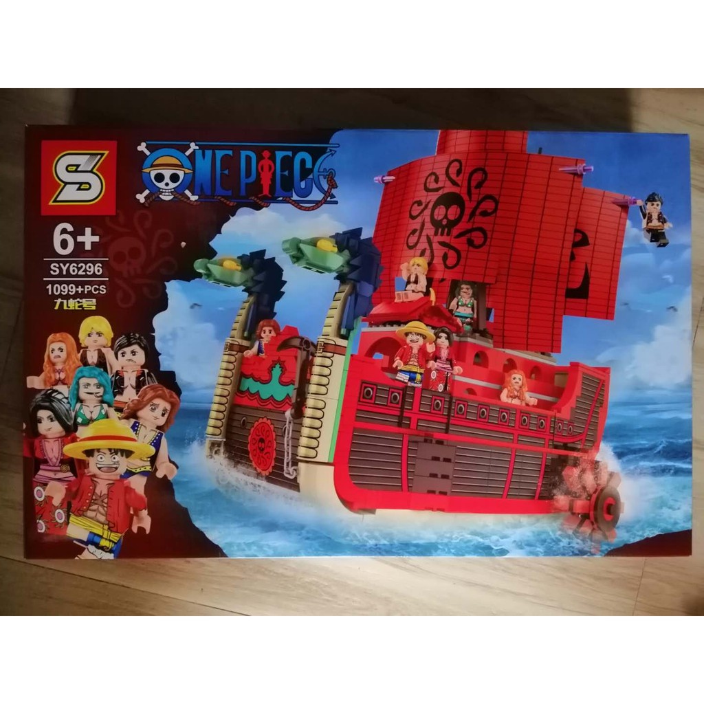 Lắp ghép Mô hình One Piece  Merry Pirate Ship Boa Hancock Pirate Ship Thuyền Đảo Hải Tặc Thousand Sunny Pirate Ship