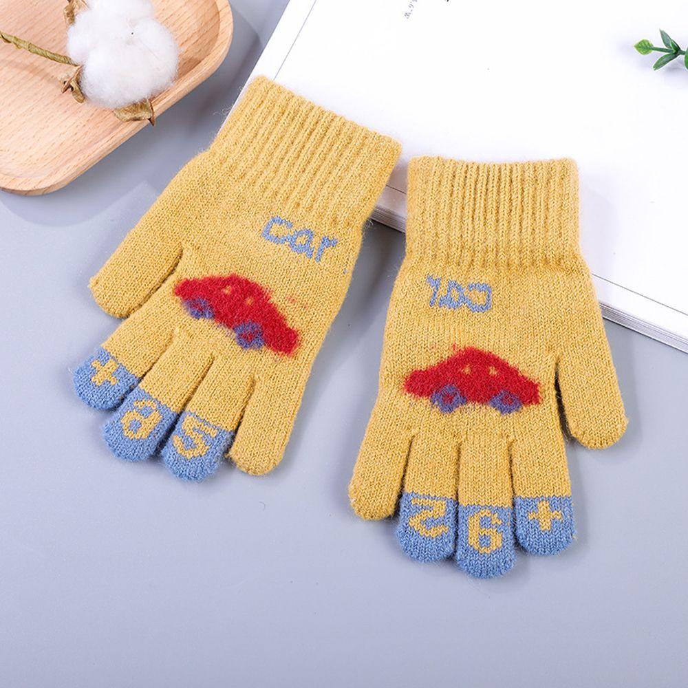 Găng Tay Giữ Ấm Chống Lạnh Nhiều Màu Cho Bé 4-8 Tuổi