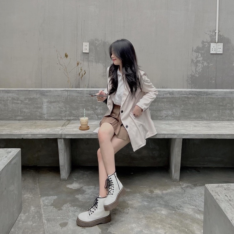[CÓ SẴN] ÁO BLAZER ULZZANG 2 LỚP (ảnh thật/video)