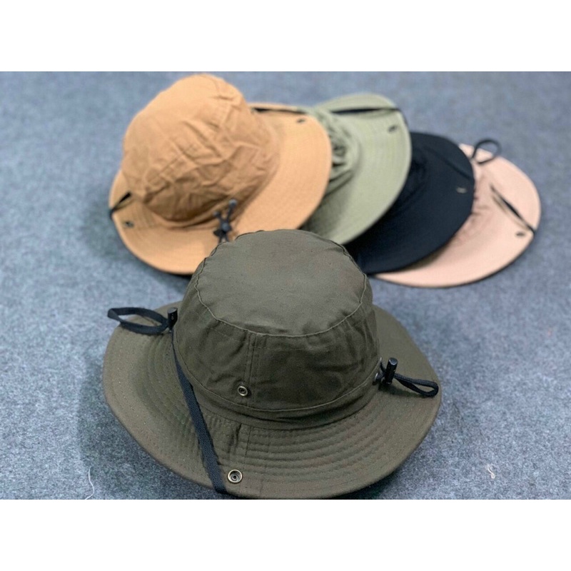 Nón tai bèo,mũ bo nam vành vừa ,dày 3 lớp thêu nổi bật chống nắng cực tốt ,chuyên sỉ