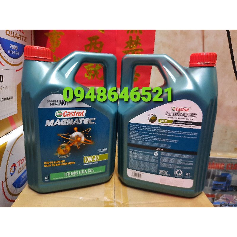 Nhớt castrol manatec 10w40 4L