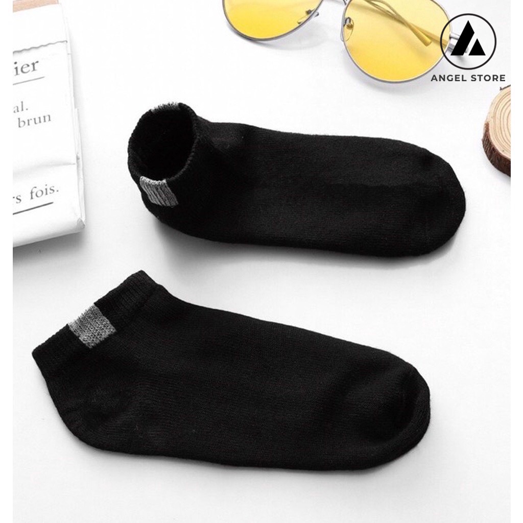 Tất nam AN SPORT, vớ nam chất thun cotton cổ ngắn thấm hút mồ hôi tốt thoáng khí hàng loại 1