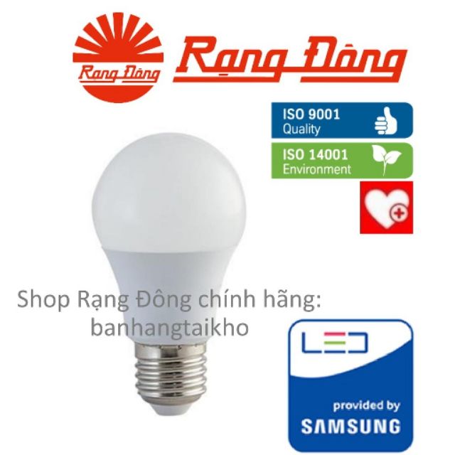 Bóng đèn LED bulb 5W Rạng Đông - SAMSUNG ChipLED