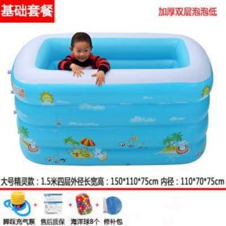 Bể bơi cho bé, bể bơi 4 tầng