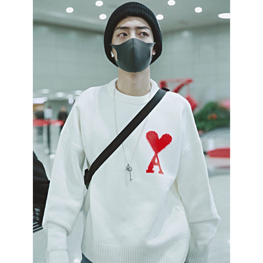ORDER Áo len trắng tim A TIÊU CHIẾN TRẦN TÌNH LỆNH Xiao Zhan The Untamed AL17 CÓ ẢNH THẬT -b11