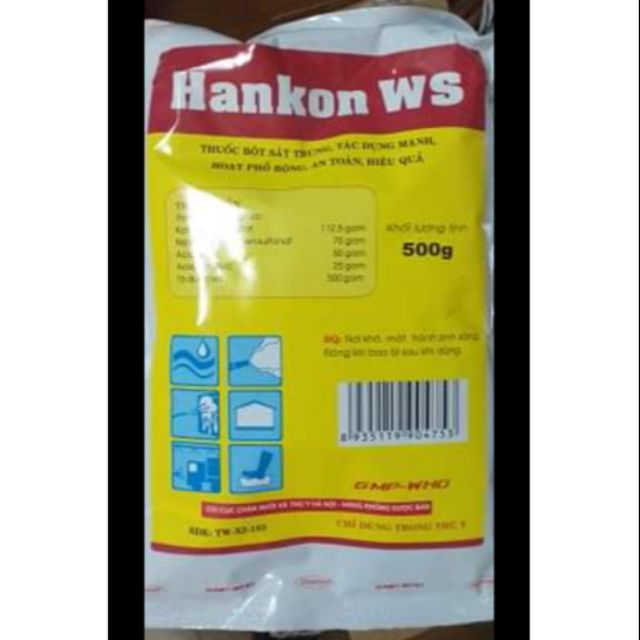 Hankon 500g sát trùng khử khuẩn trang trại