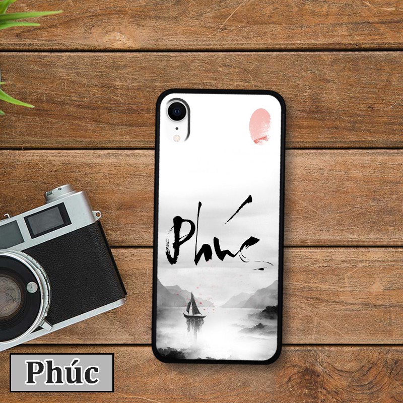 Ốp lưng iPhone XR- In chữ thư pháp