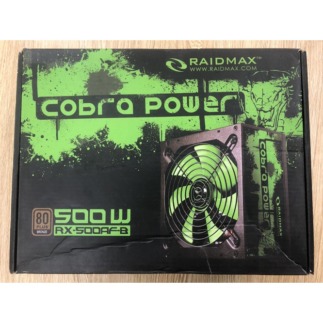 Nguồn Máy Tính Raidmax 500W RX-500AF-B. Mới bảo hành 24 Tháng