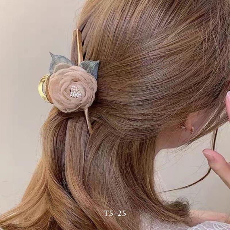 Kẹp tóc càng cua kim loại cao cấp hình hoa hình nơ hình gấu phong cách Hàn quốc dành cho nữ Annie