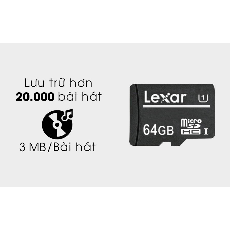 Thẻ nhớ Lexar 32GB,64GB,128GB Class 10 tốc độ 80Mb/s- Hàng chính hãng