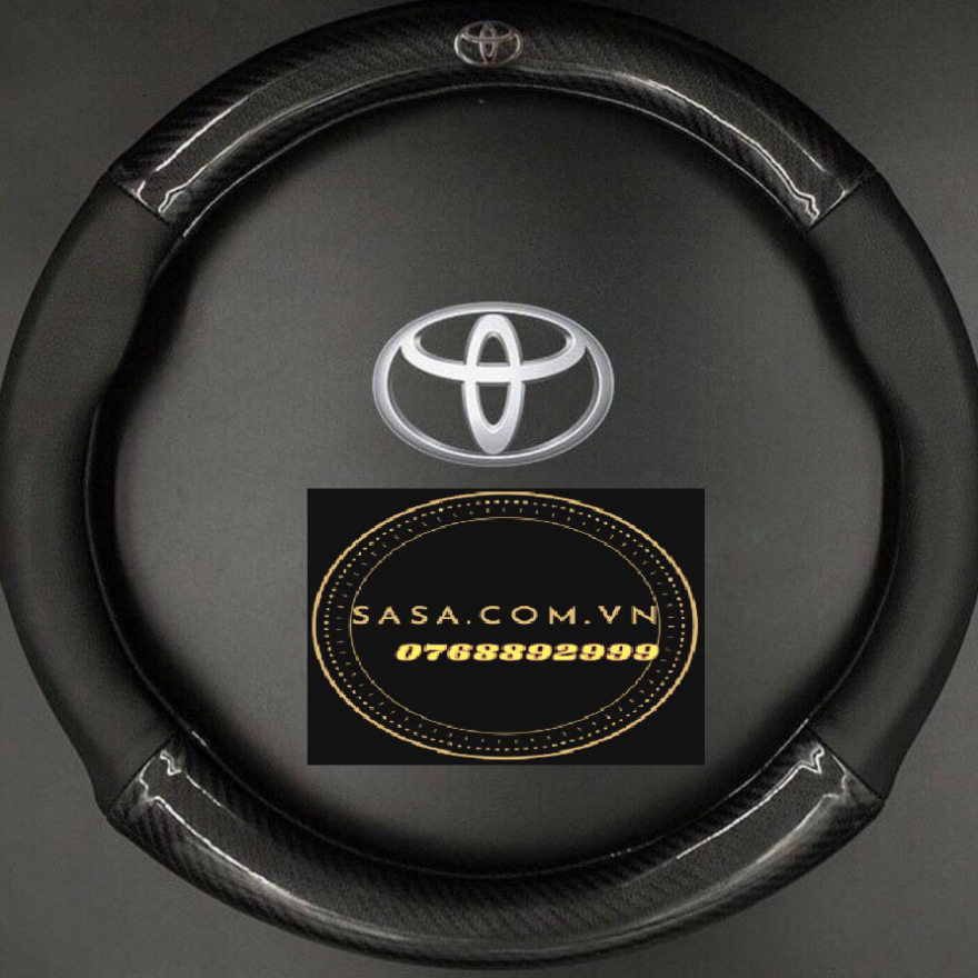 Caraccessory Bọc vô lăng Carbon - có D-cut, có logo các hãng Phụ kiện ô tô 24h