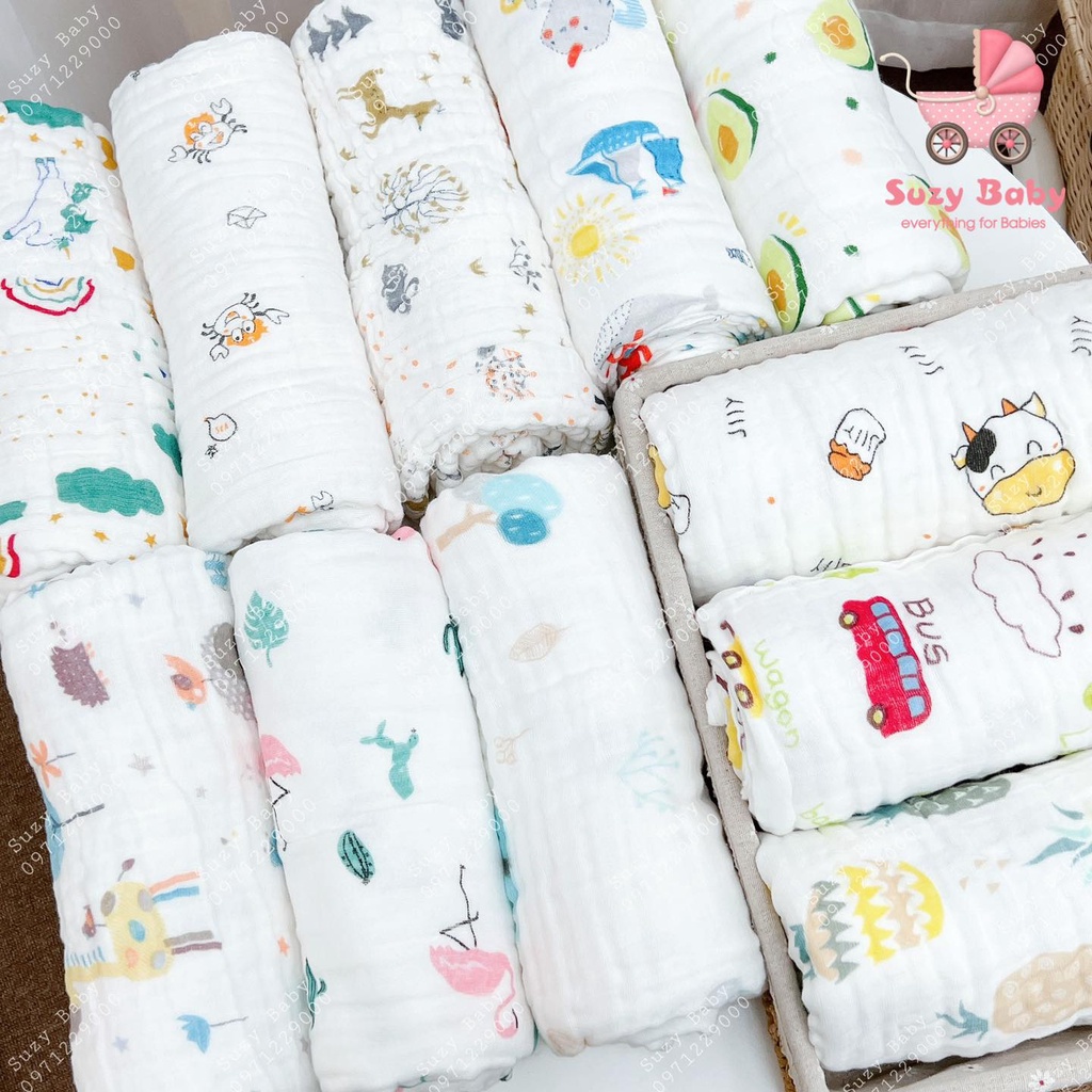 KHĂN TẮM XÔ NHĂN 4 LỚP MẪU MỚI Hàng Có Sẵn