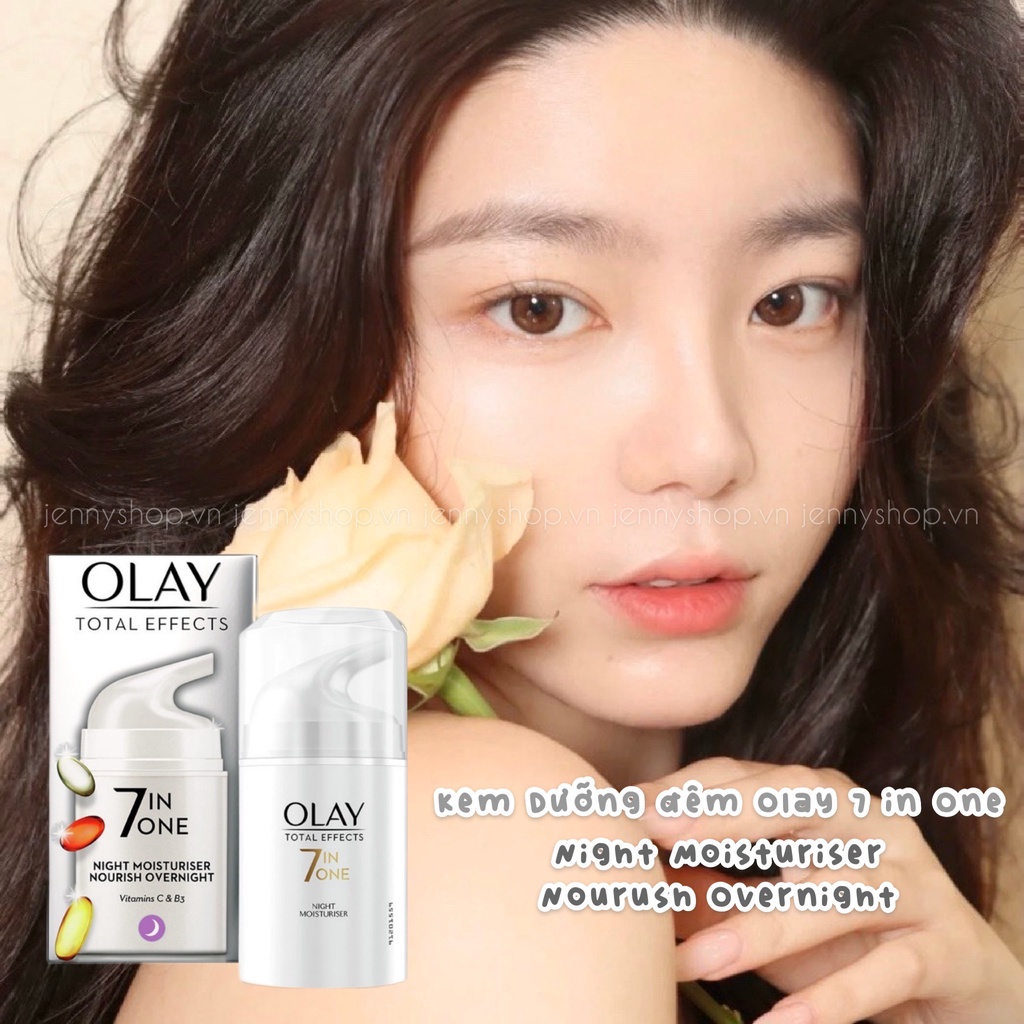 Kem Dưỡng Da Ngày &amp; Đêm Olay Total Effects 7 in 1 Moisturiser Nourish 50ml