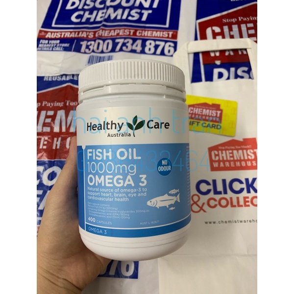 Viên uống Dầu cá Omega3 Healthy Care