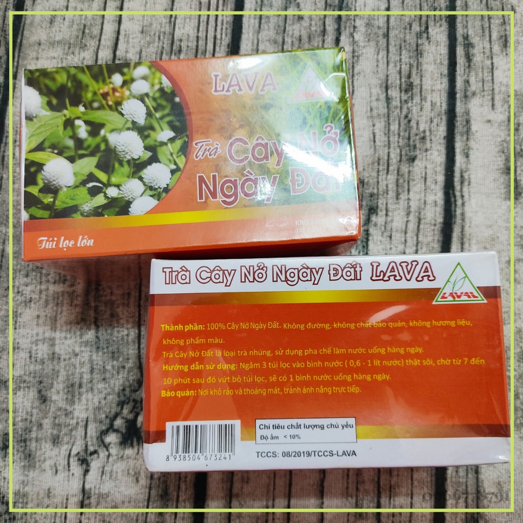 Trà Cây Nở Ngày Đất Lava Hỗ Trợ Bệnh Gout Hộp 30 Túi Lọc