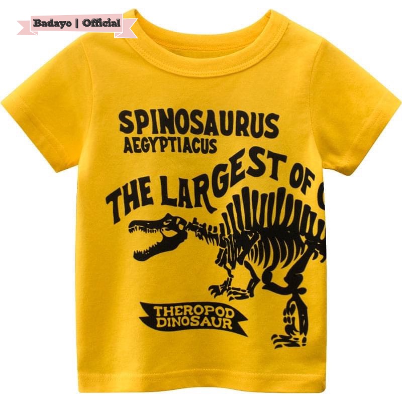 áo thun bé trai cộc tay in hình cho bé trai chất cotton mềm mịn BADAYO S1071